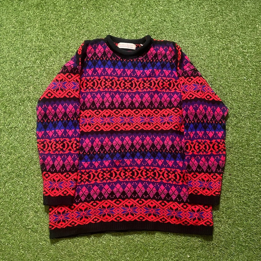 Vintage Karen Scott knit sweater size large